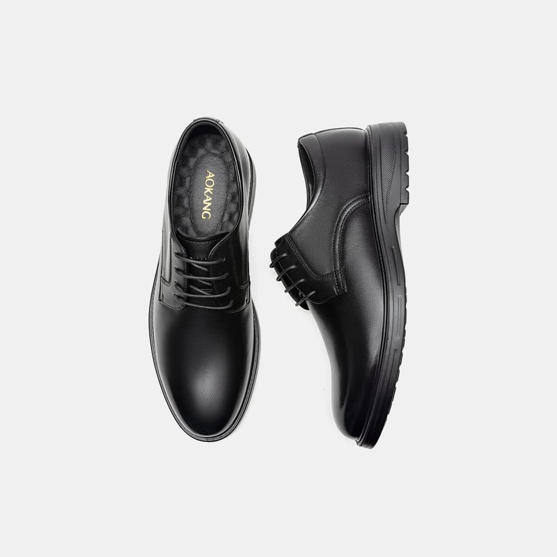 Aokang Men's Summer Formal Leather Shoes