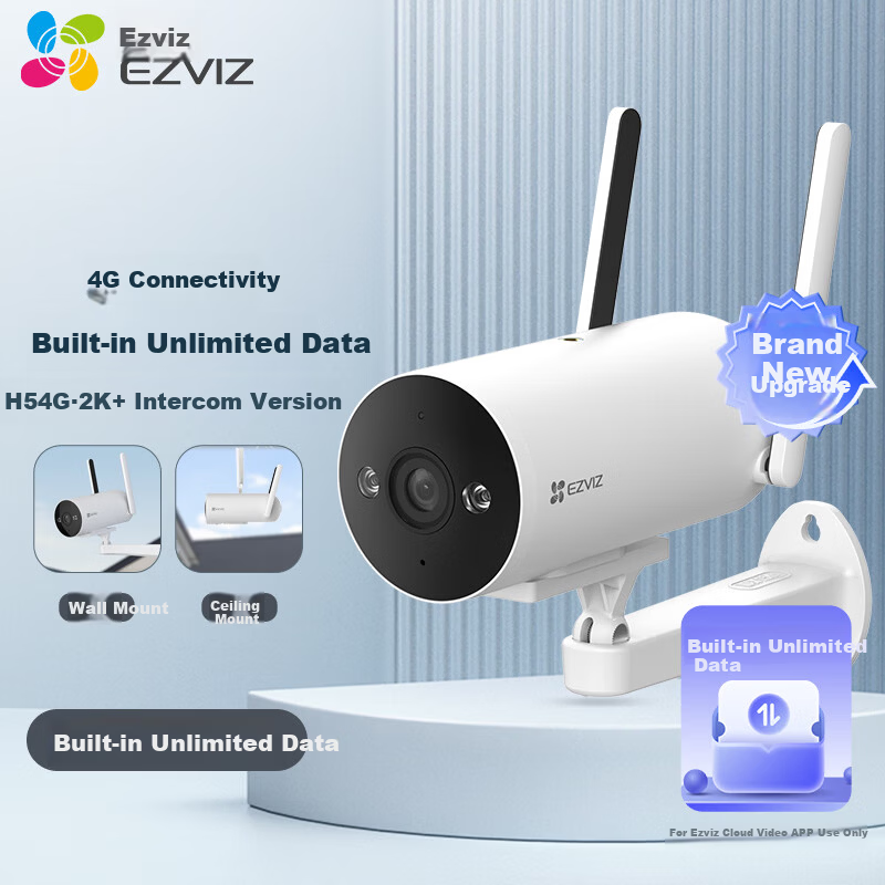 Ezviz H5 4MP Outdoor Camera with 4G Data