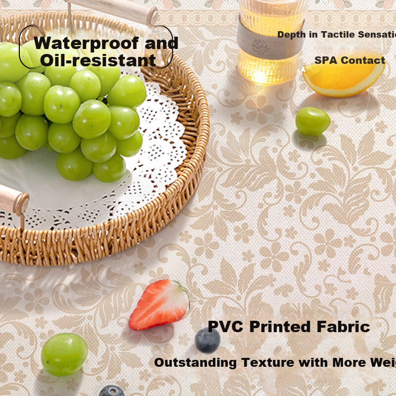 MUJI High-End Waterproof Oil-Resistant Tablecloth
