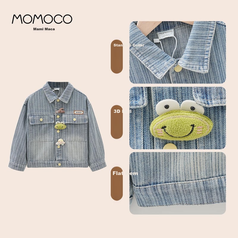 MOMOCO Boys' Denim Jacket