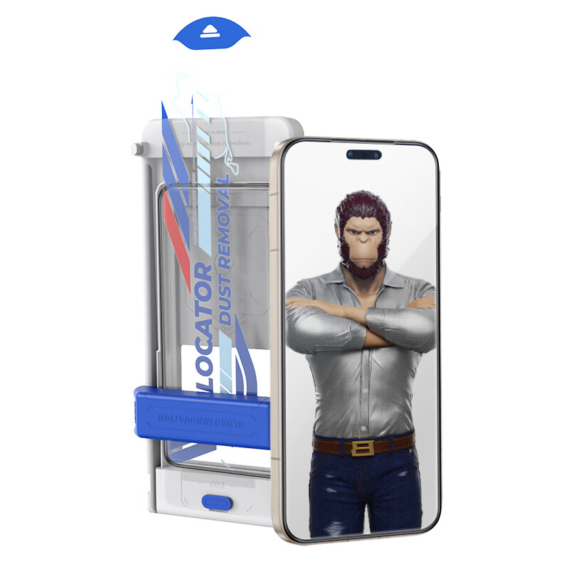 BLUEO Blue Gorilla Tempered Glass for iPhone Air
