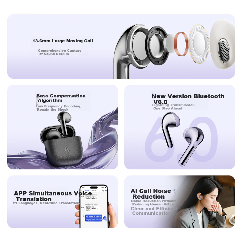 EDIFIER Lolli Air True Wireless Bluetooth Earbuds