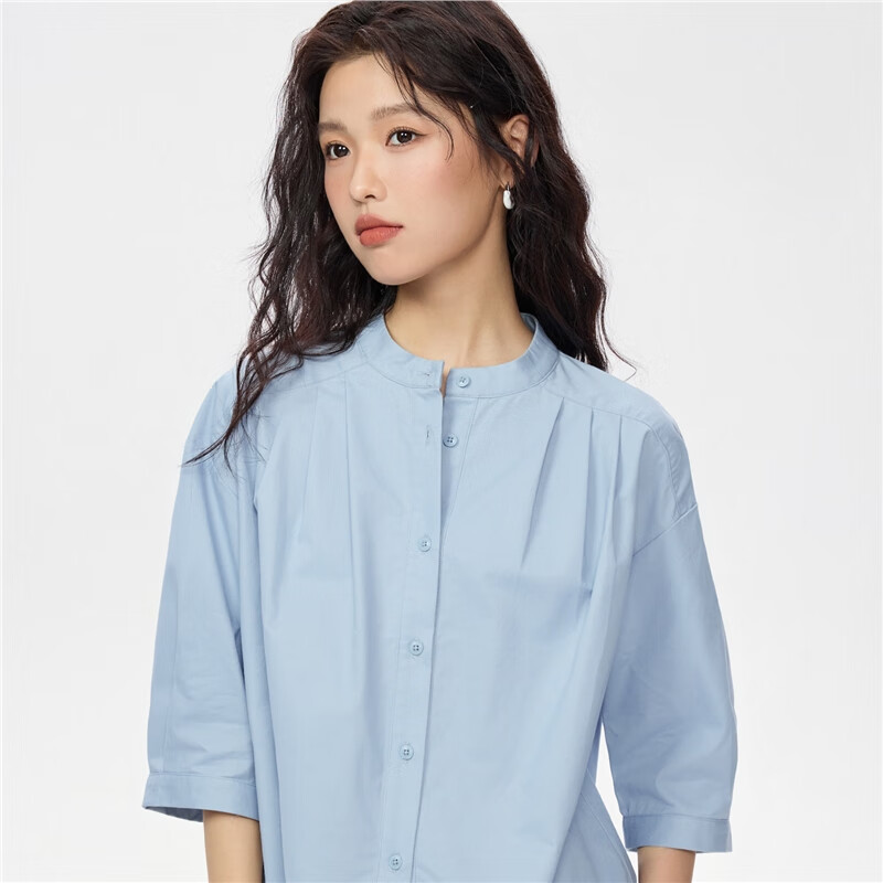 Giordano Women's Pure Cotton Minimalist Shirt
