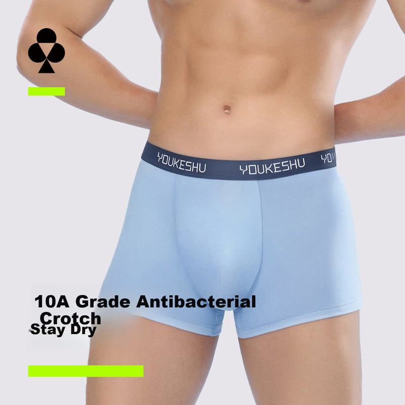 Youkeshu Mulberry Silk Cotton Men's Underwear 10A