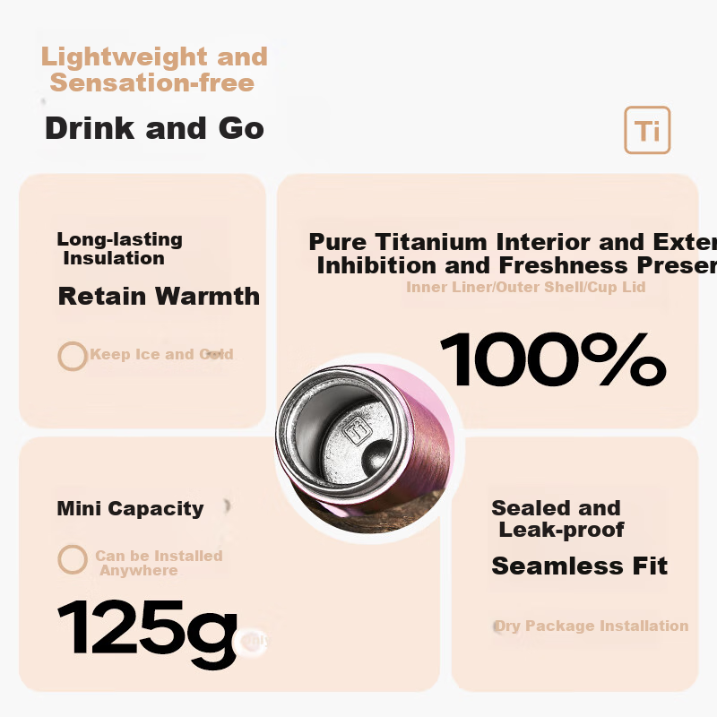RELEA Mini Titanium Cup