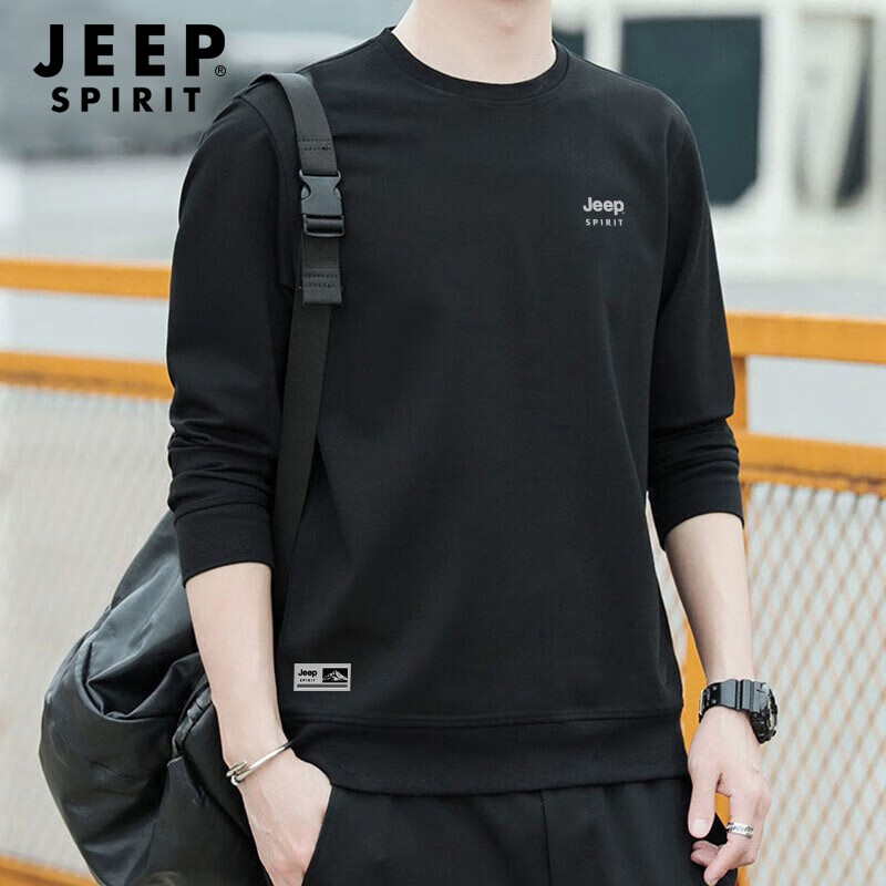 Jeep Spirit Men's Long-Sleeve Sweatshirt