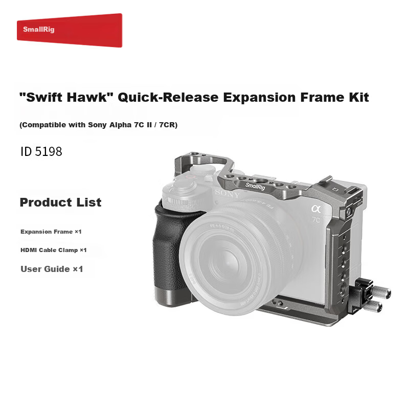 SmallRig 5198 Quick Release Cage for Sony A7C II/CR