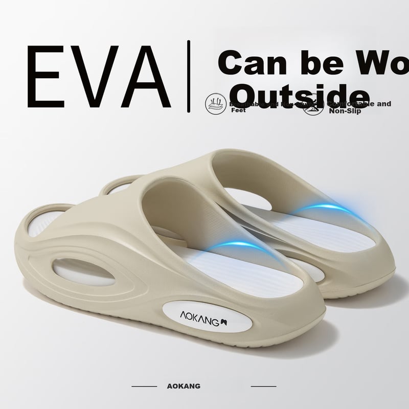 Aokang Men's Sports Slippers - Summer Outdoor Comfort