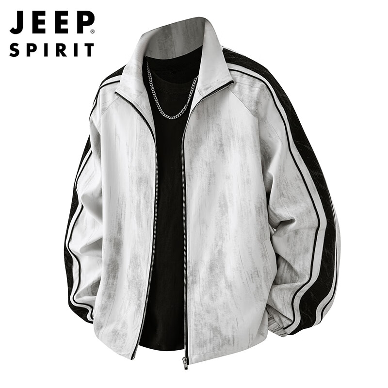Jeep Spirit Men's Casual Sporty Stand Collar Coat