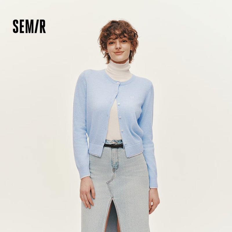 Semir Red Wool Embroidered Sweater