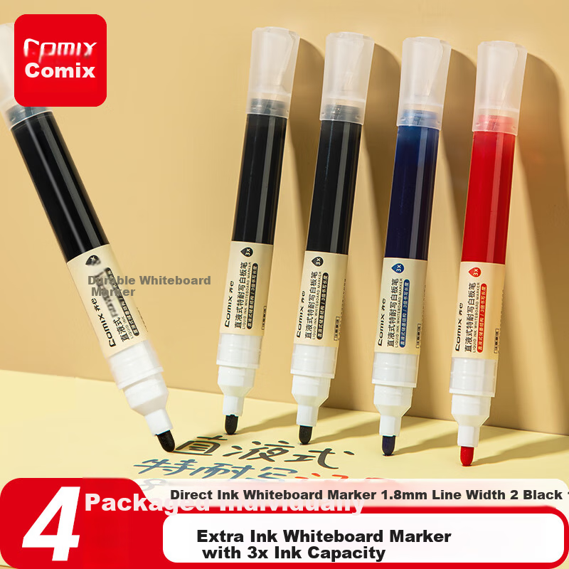 COMIX Durable Liquid Ink Whiteboard Pen