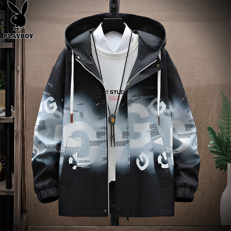 PLAYBOY Men's Stylish Outdoor Jacket