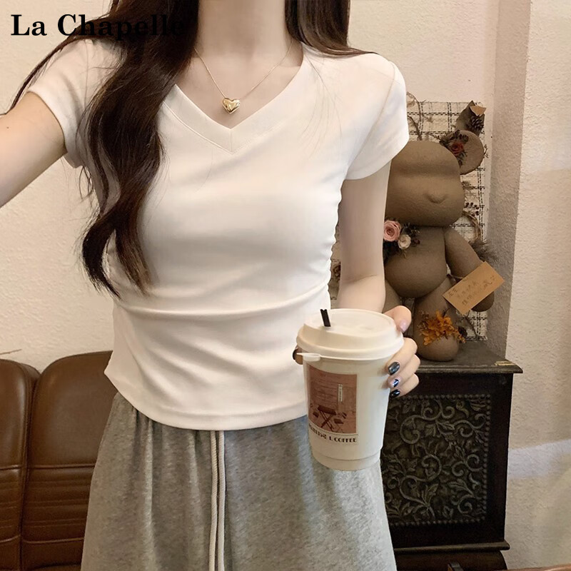 La Chapelle V-Neck Slim Fit T-Shirt