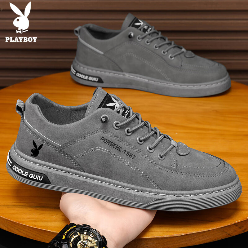 PLAYBOY Men's Trendy Casual Sneakers
