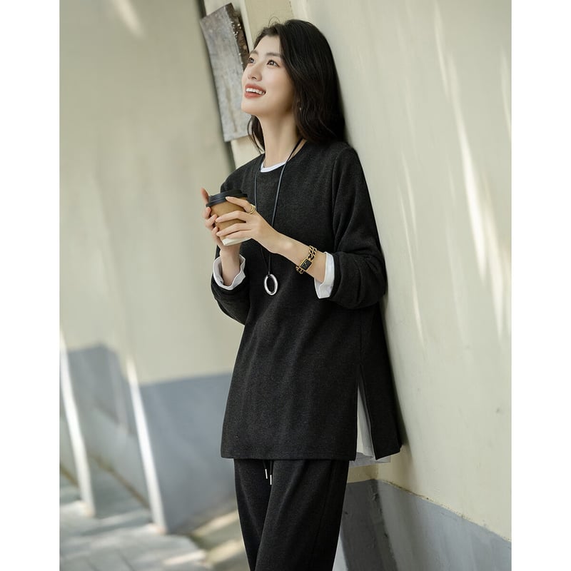 Dme I Style Set - Elegant Autumn Suit for Petite Women