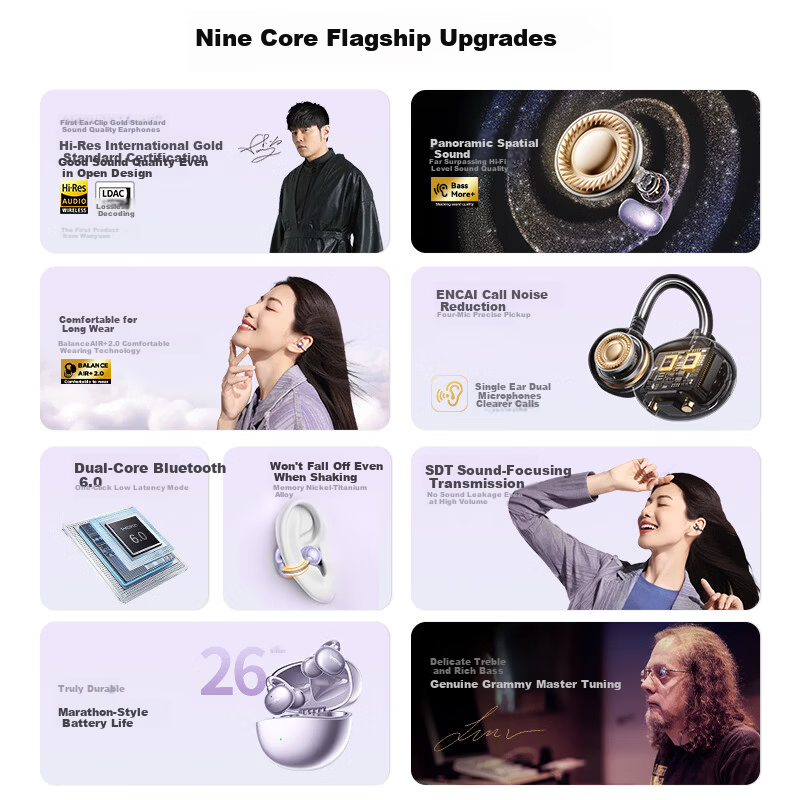1MORE S21 Open-Ear Bone Conduction Bluetooth Earphones