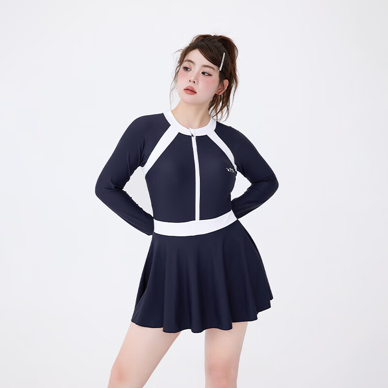 Agliondy Slimming Long-Sleeve Swimsuit