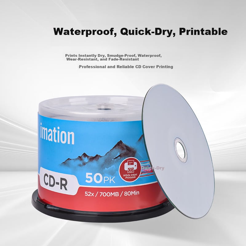 IMATION Laide CD-R Blank Discs 50-Pack 700MB