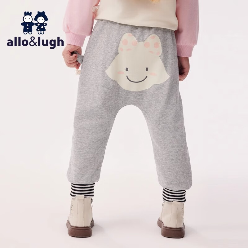 Allo&lugh Unisex Kids Cartoon Fleece-lined Long Pants
