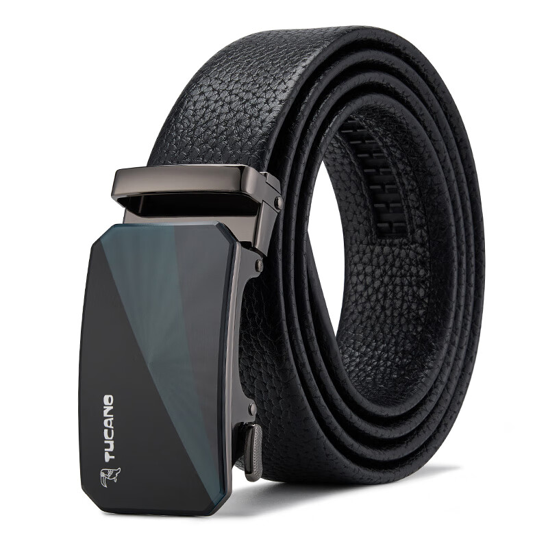 TUCANO Men's Genuine Leather Belt with Automatic Buckle
