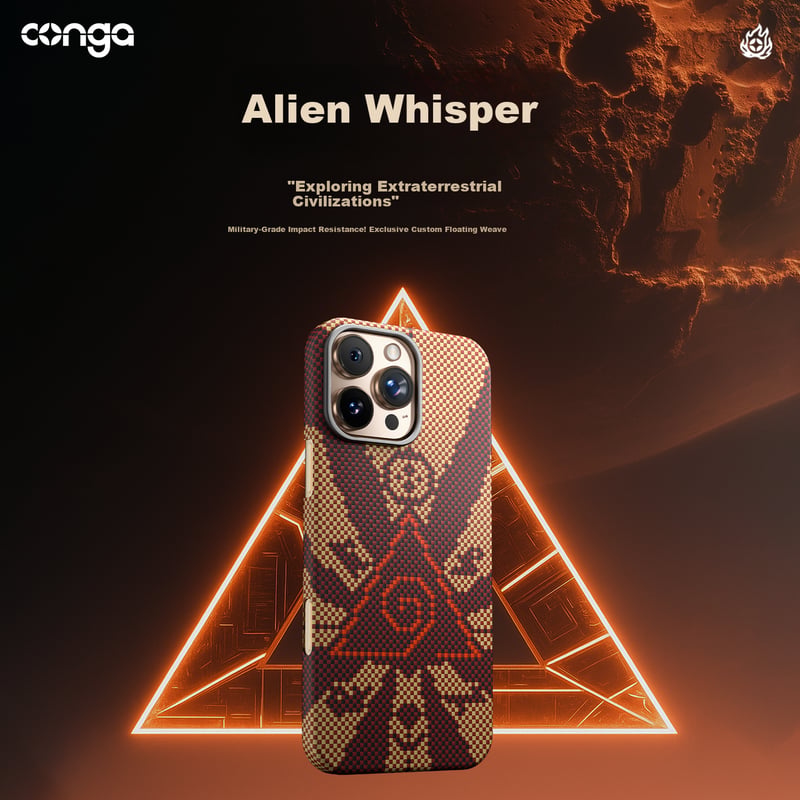 CONGA Alien Whisper Kevlar iPhone 15 Pro Case