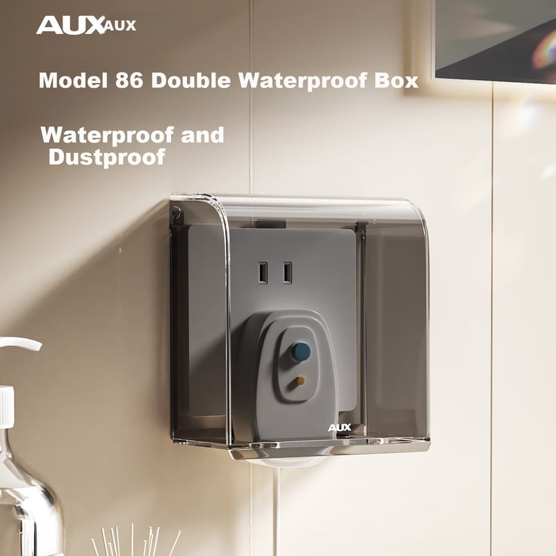 AUX Elevated Waterproof Box 86-Type Switch Cover