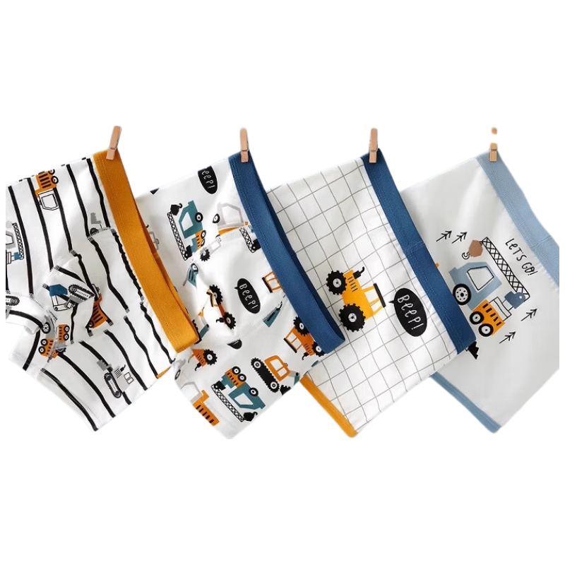Mianqixiong Boys' Cotton Underwear