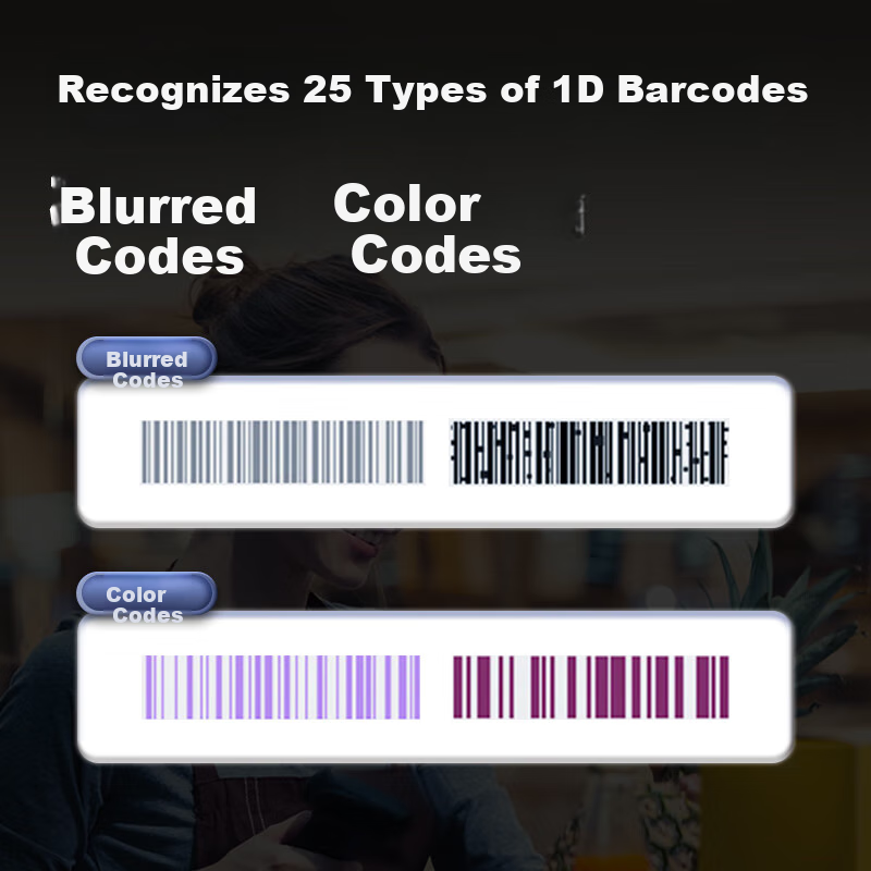 Deli AA131W Wireless 1D Barcode Scanner