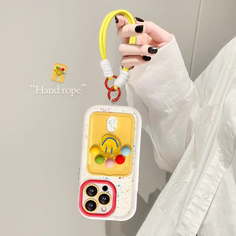 ZiTai iPhone 17 Pro 3D Smiley Shockproof Case