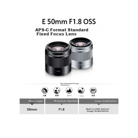 Sony E 50mm F1.8 Prime Lens