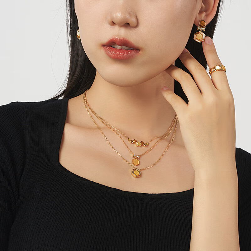 LOLA ROSE Honeycomb Gemstone Earrings LR60709