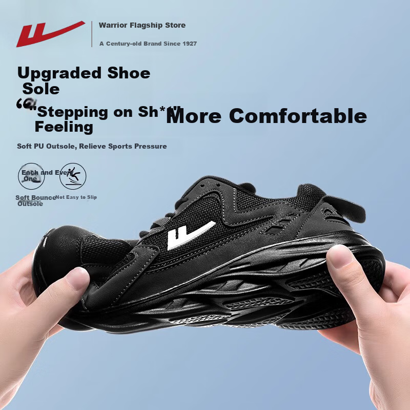 Warrior Dad Shoes for Men - Soft-Soled Casual Sneakers