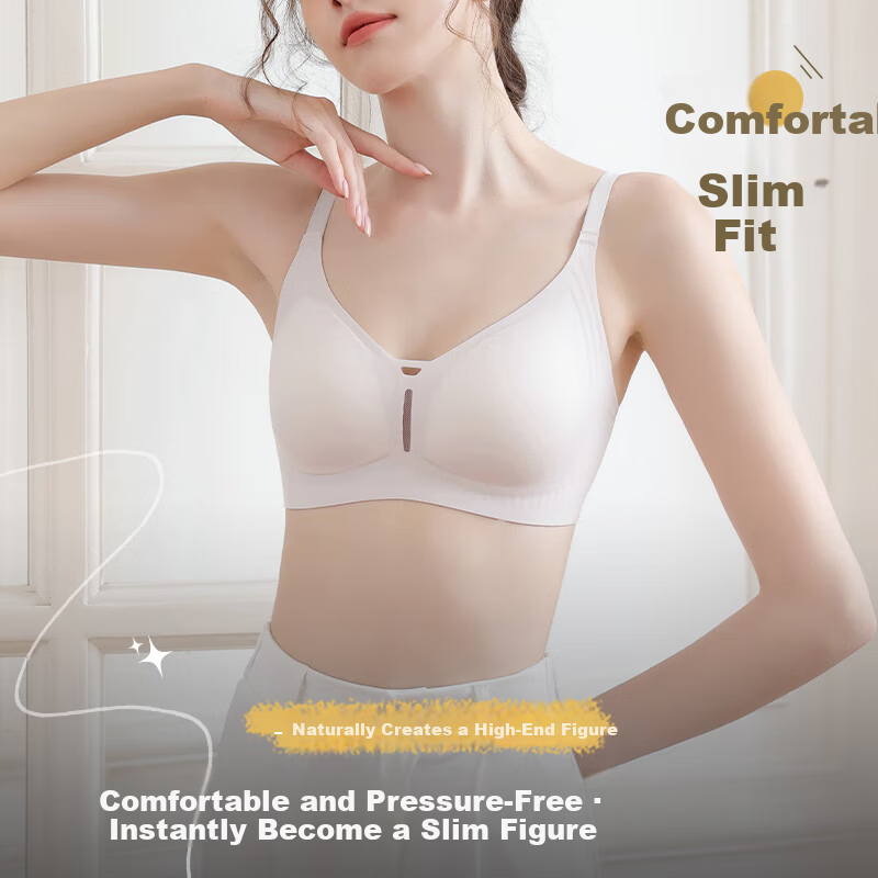LangSha Seamless Summer Bra for Large Chest