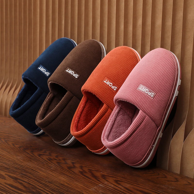 TZLDN Men's Warm Wool Slippers
