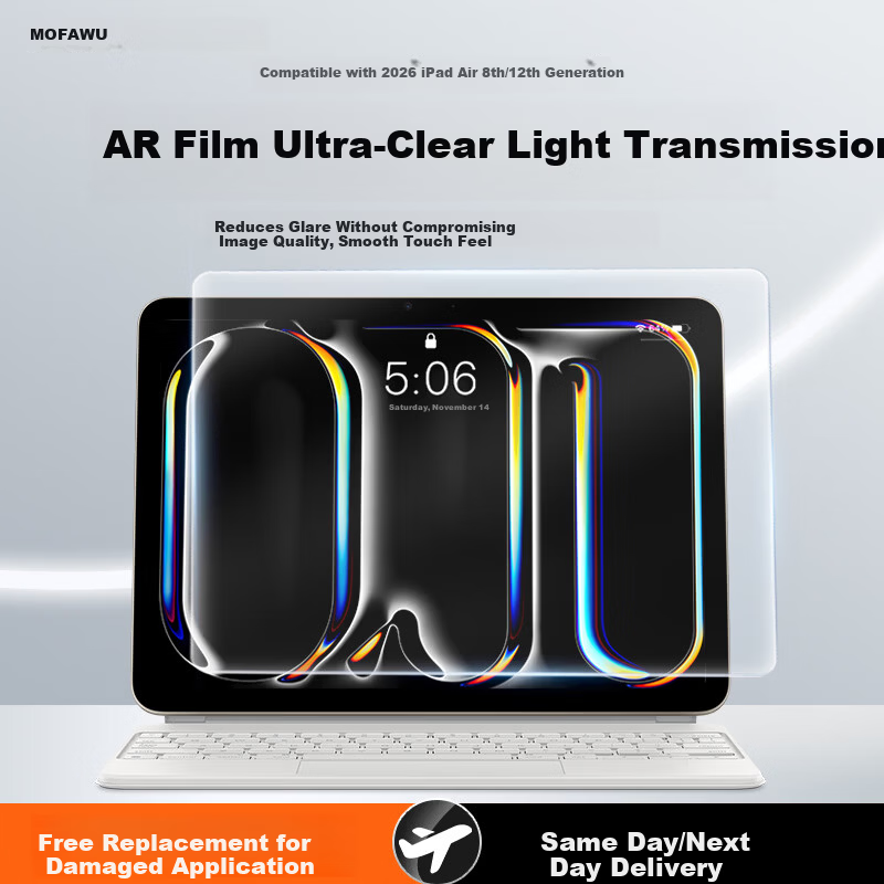 Memebox 2022-2020 iPad Pro 12.9" Screen Protector - Anti-Reflective AR HD