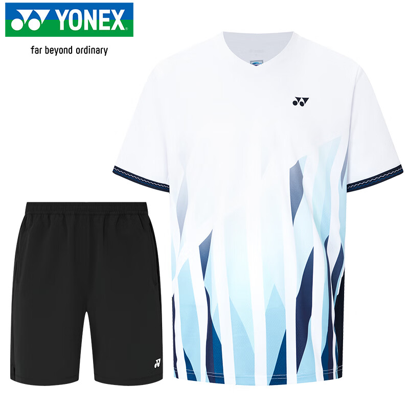 YONEX Men's Badminton Short Sleeve Set
