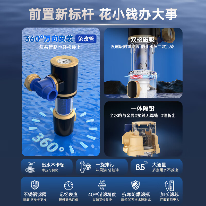 AUX 10T Magnetic Pre-Filter for Q1Pro