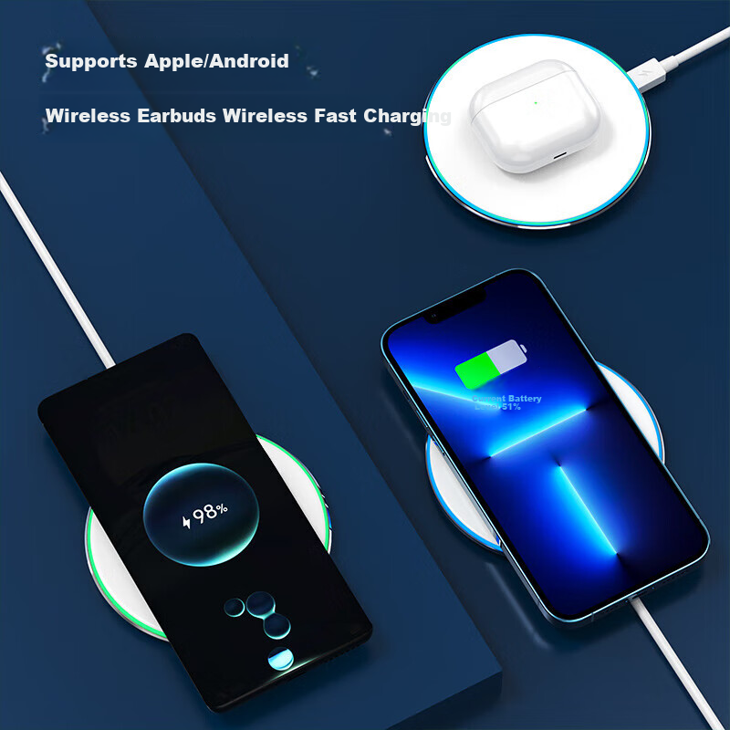 ESCASE Wireless Charging Dock for iPhone 16/15/14/13 Pro Max and Android Phones
