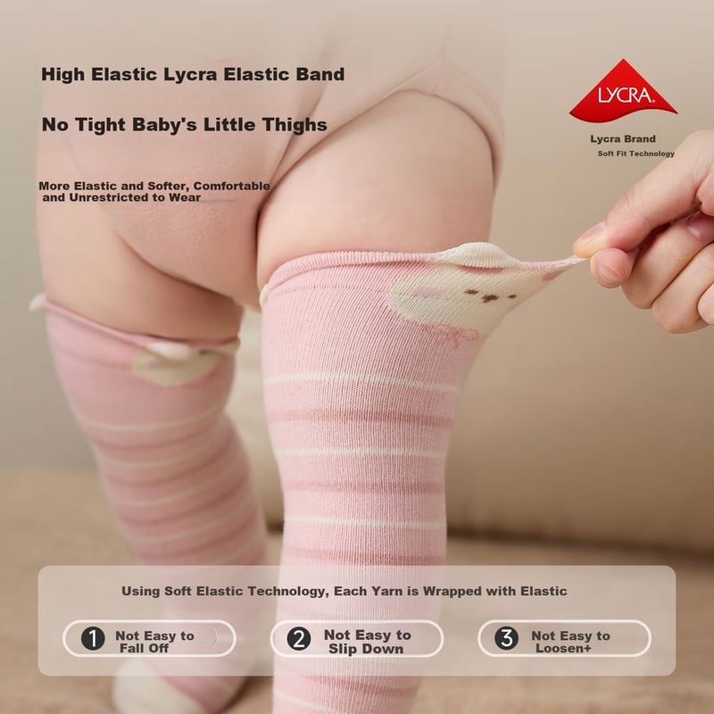 Niduoxiong Kids Socks - Soft & Breathable Baby Socks