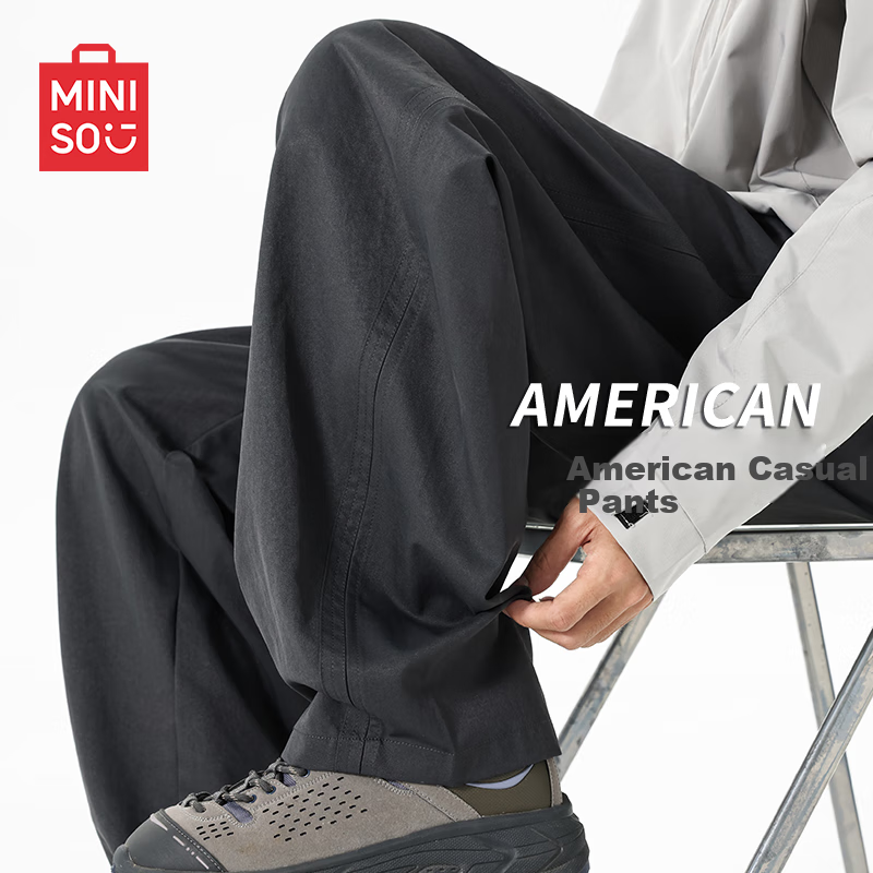 MINISO American-Style Straight-Leg Casual Pants