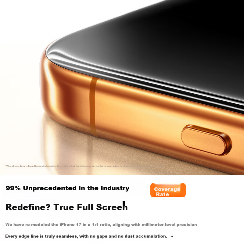 Baseus 3D Heat-Bent Screen Protector for iPhone 17 Pro