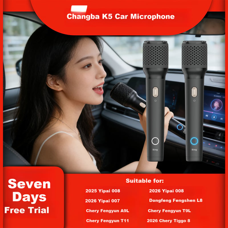 Changba K5 Wireless Karaoke Microphone Dual Pack
