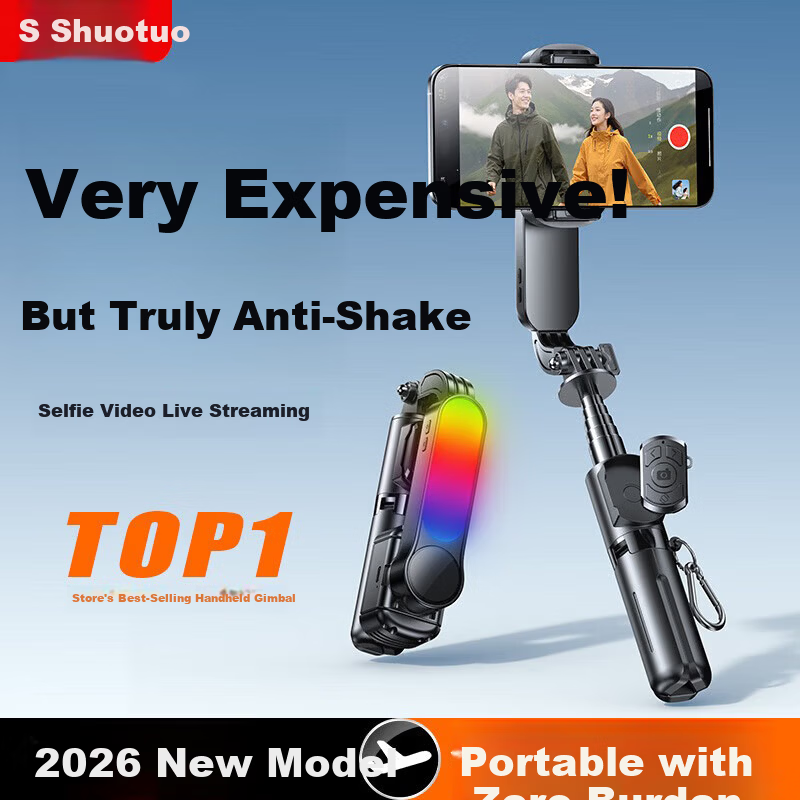 Shuotuyun Gimbal Stabilizer with RGB Fill Light
