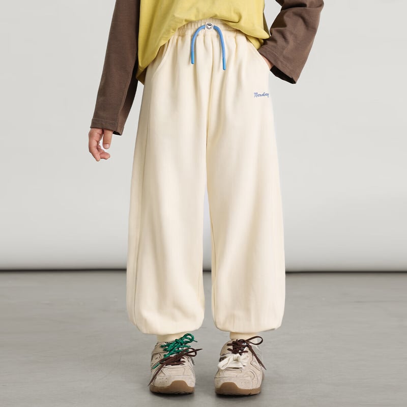 LUSON Children's Girls Campus Sports Pants 2025 Autumn