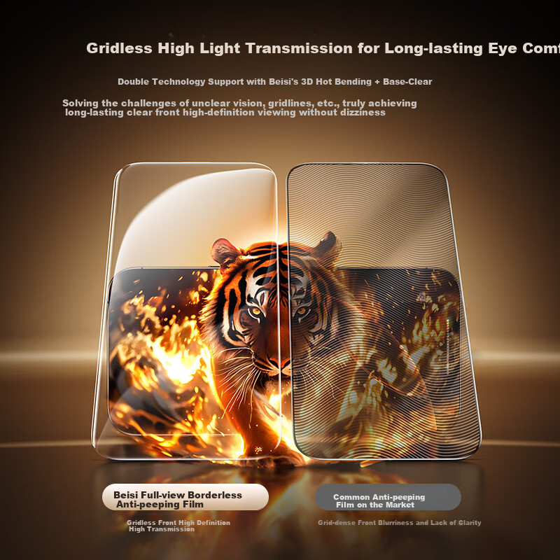 BASEUS Borderless Privacy Film for iPhone 17/16 Pro