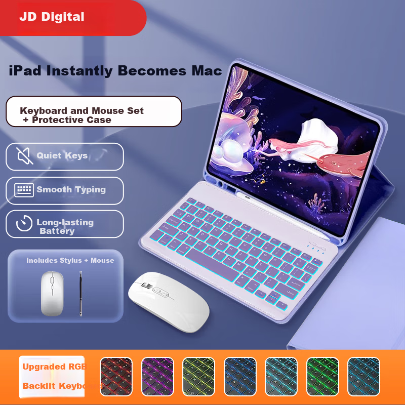Suoying iPad Air 2/1 RGB Keyboard Case