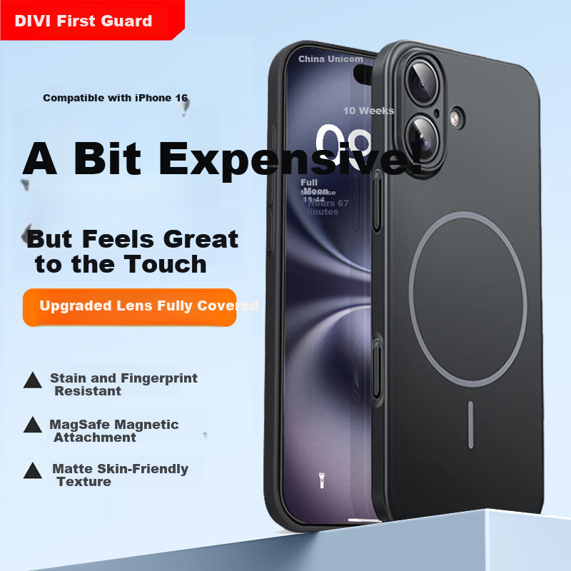 DIVI Upgraded Strong Magnetic Case for iPhone 16