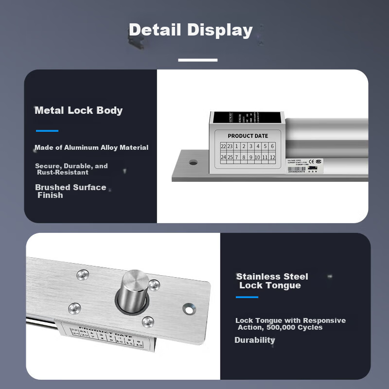 GS GSON Electric Bolt Lock for Office Access Control