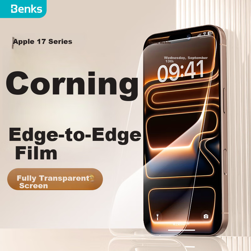 Benks Tempered Glass Screen Protector for iPhone 17 Pro