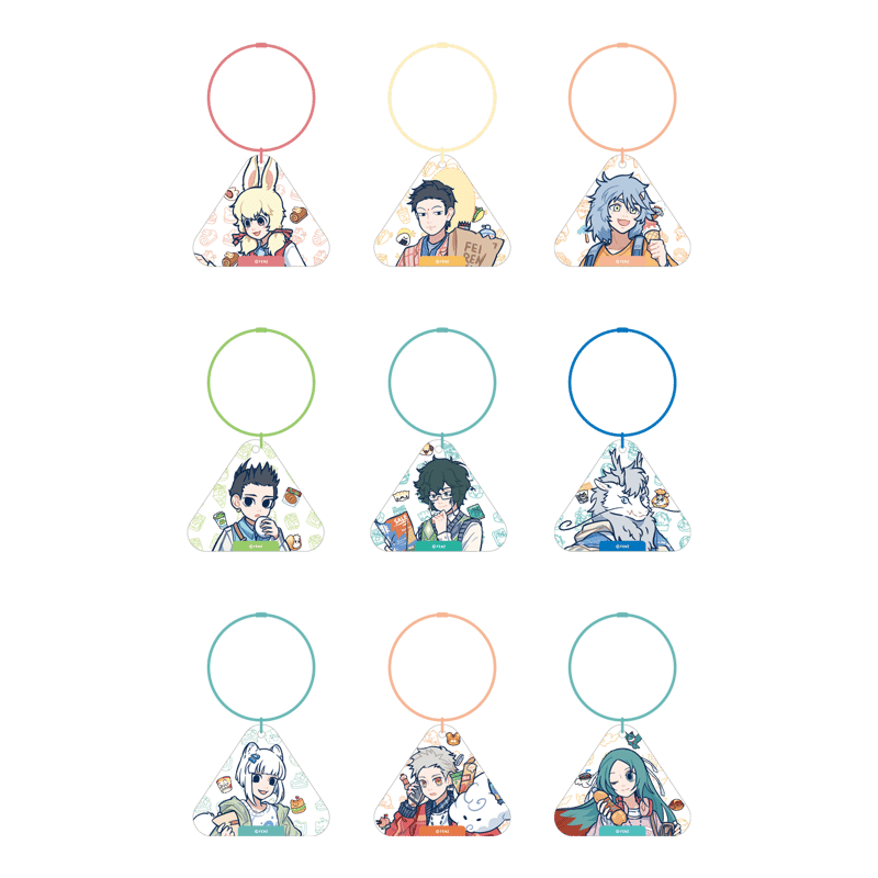 Luosen Fei Ren Zai × Luosen Shiguang Xiaopu Acrylic Keychain
